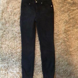 Madewell 9” high rise skinny black jeans